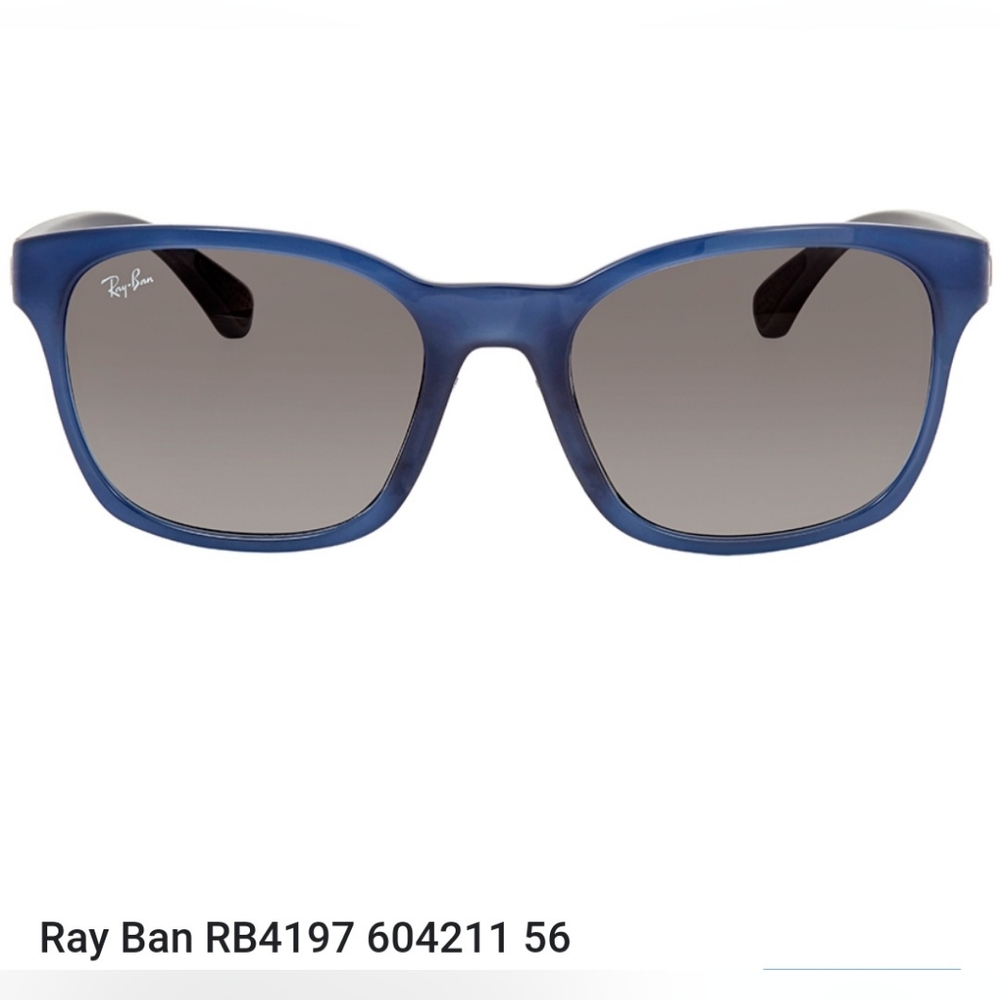 Ray-Ban Translucent Blue Sunglasses RB4197